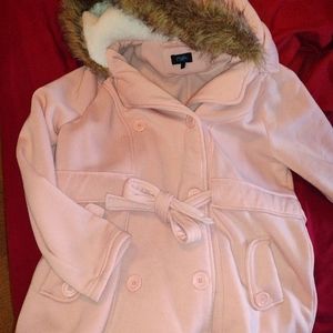 Pink peacoat
